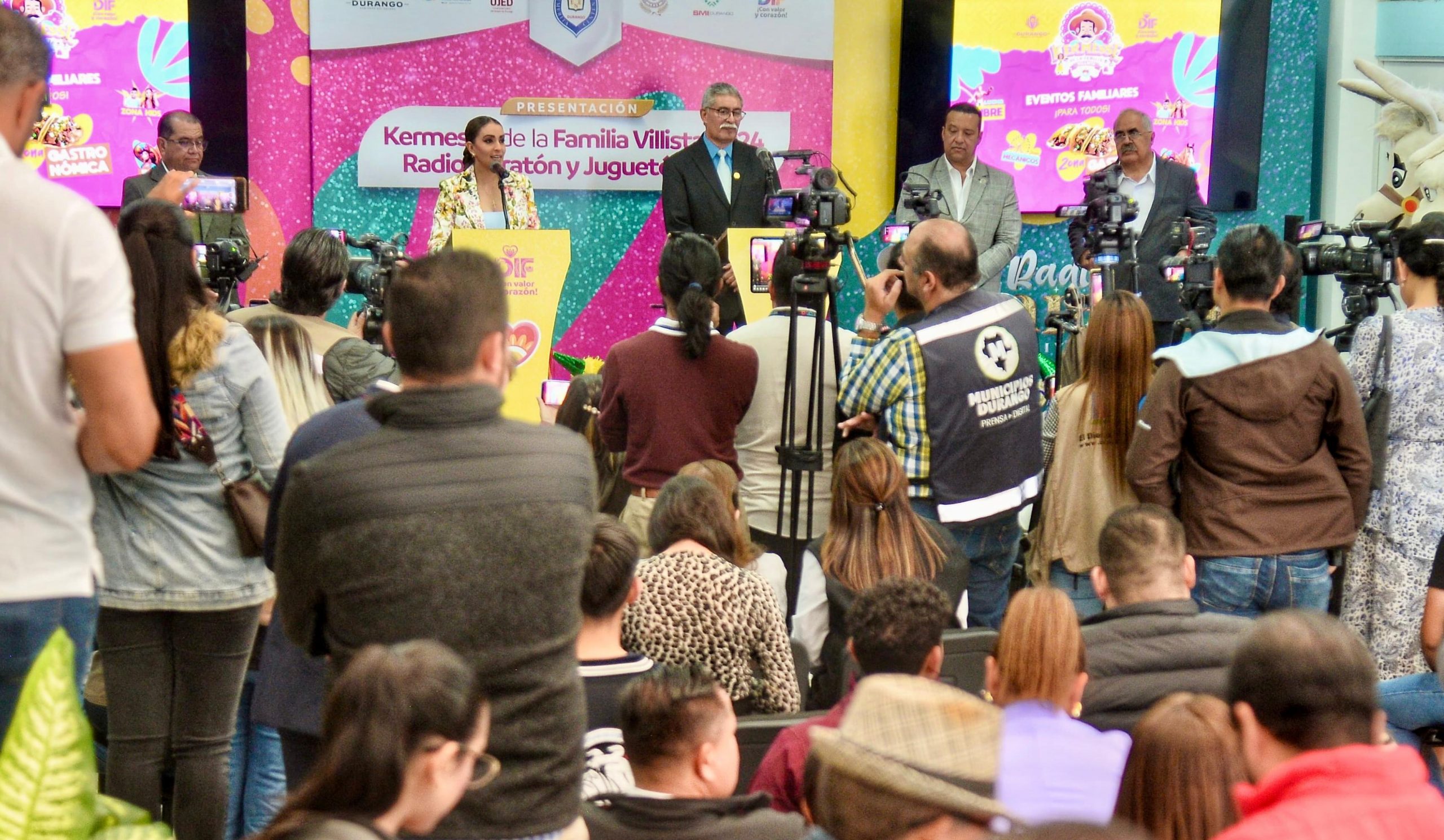 Juntos llevaremos alegría a los niños de Durango; presenta Marisol Kermesse de la Familia Villista, el Radiomaratón y el Juguetón 2024